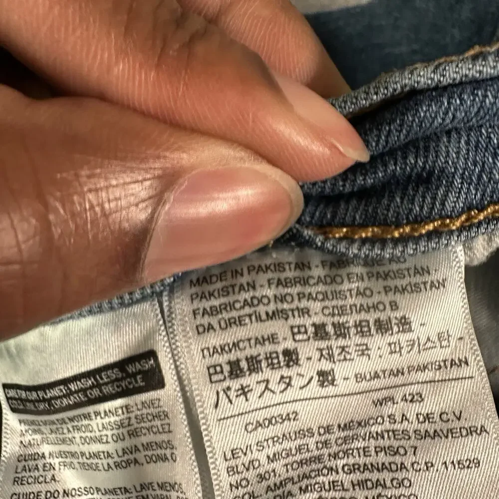 Levi’s 511 Slim Fit Jeans Blue Men’s 34x30 Tapered Denim Casual